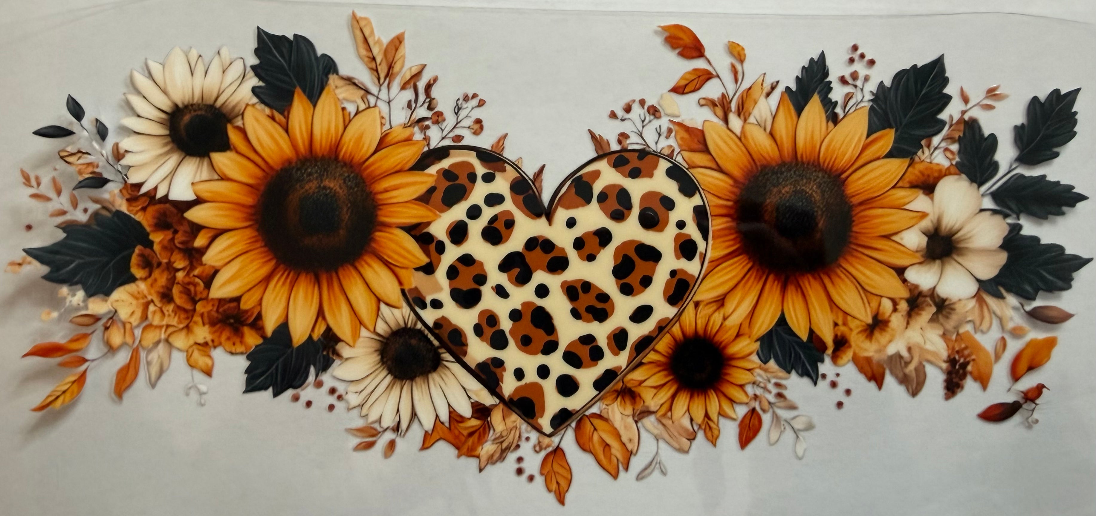 Sunflowers 16oz Uv Dtf Wrap