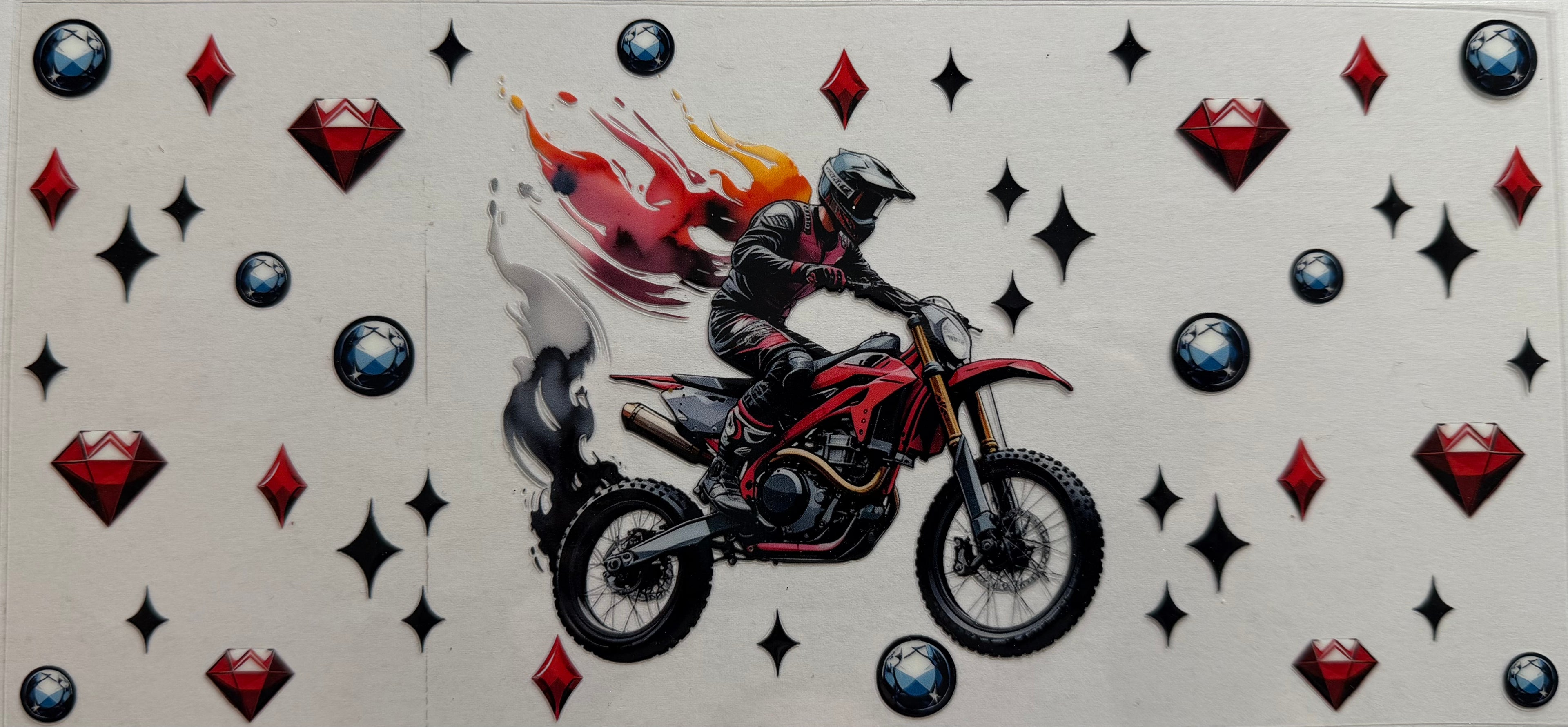 Dirt Bike 16oz Uv Dtf Wrap
