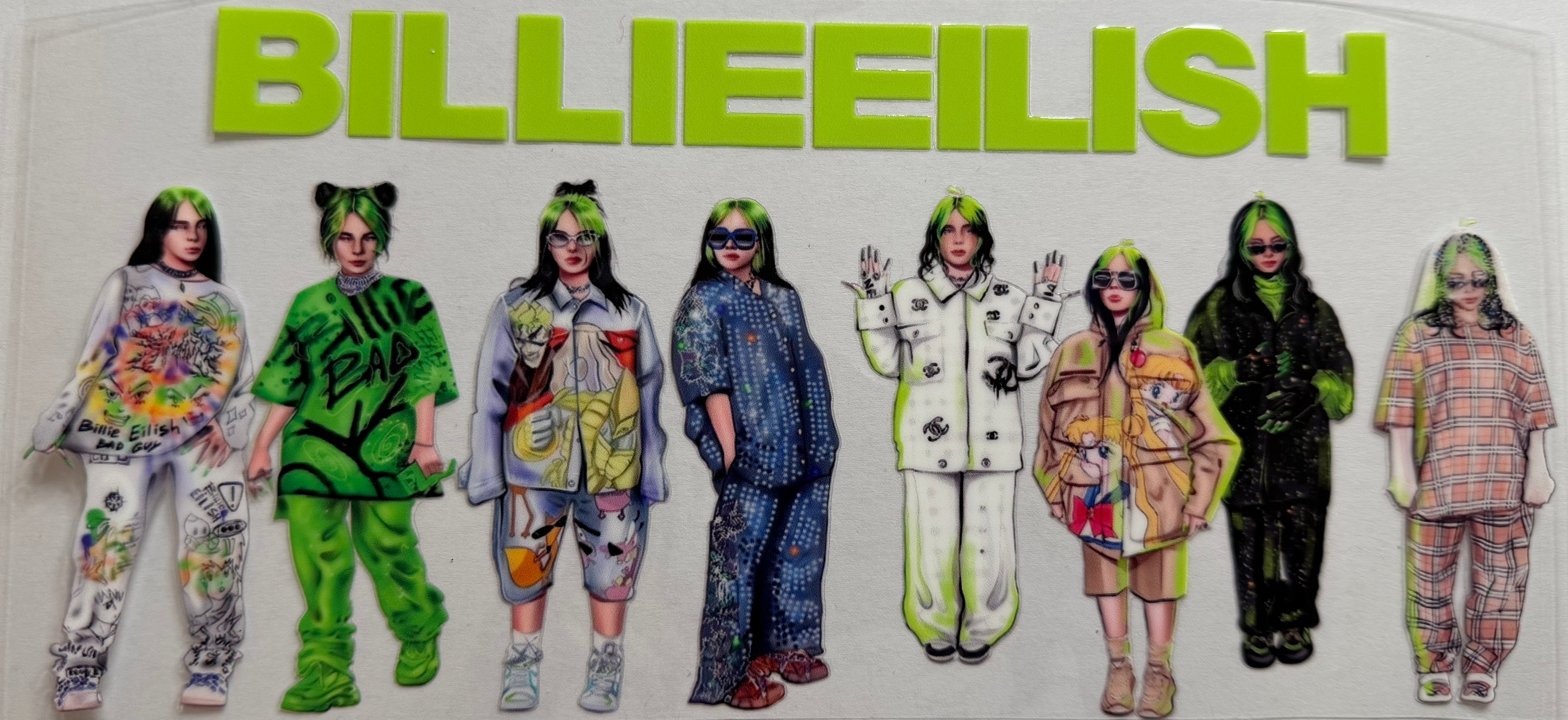 Billie Eilish 16oz Uv Dtf Wrap